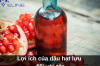 Lợi ích của dầu hạt lựu đối với tóc