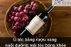 Ủ tóc bằng rượu vang nuôi dưỡng mái tóc bóng khỏe