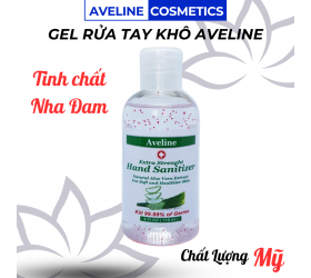 Gel rửa tay khô Aveline - Mỹ ( Tinh chất Nha Đam )