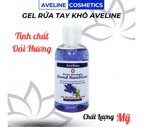 Gel rửa tay khô Aveline - Mỹ ( Tinh chất hoa Oải Hương )