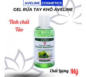 Gel rửa tay khô Aveline - Mỹ ( Tinh chất Táo )