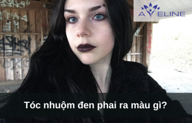 Tóc nhuộm đen phai ra màu gì?