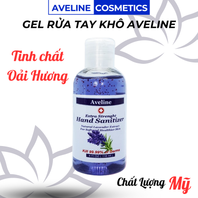 Gel rửa tay khô Aveline - Mỹ ( Tinh chất hoa Oải Hương )