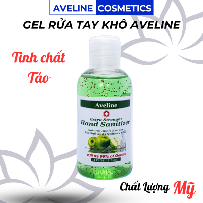 Gel rửa tay khô Aveline - Mỹ ( Tinh chất Táo )